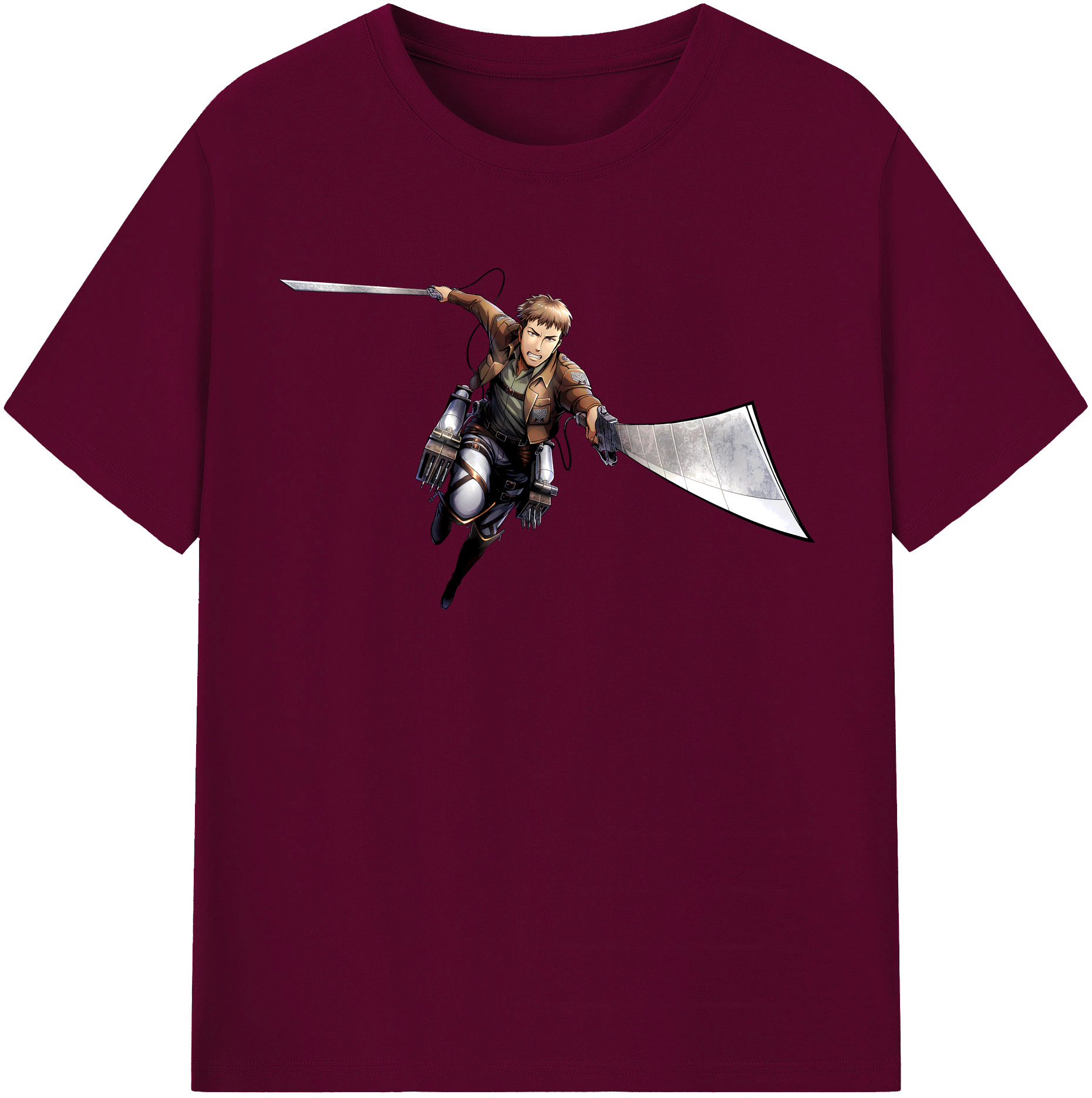 （画像用） 進撃の巨人 Attack on Titan レディースカジュアルプリントTシャツ（綿100％）